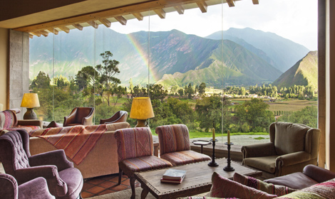 Lobby View, Hacienda Urubamba Inkaterra Hotel, Sacred Valley - Atelier South America