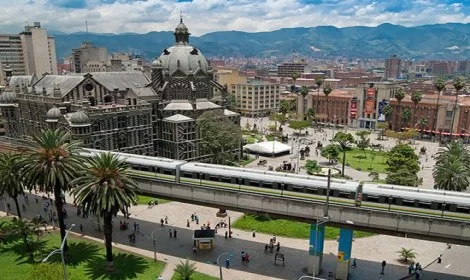 D4 Plaza Botero Aereal View - Medellin, Colombia - Atelier South America