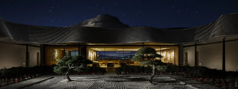 Zen Garden Night - Vik Hotel - Chile - Atelier South America